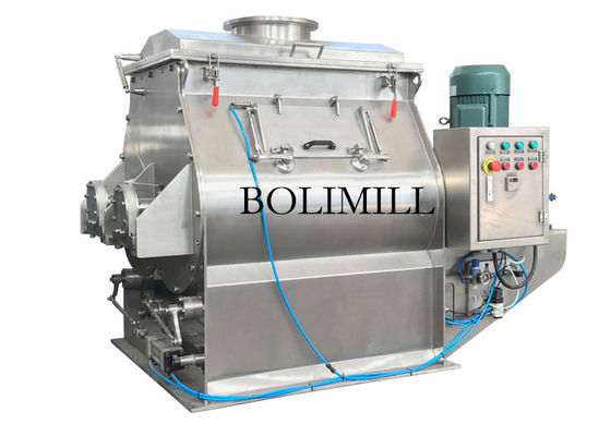 কেনা ডাবল শ্যাফট প্যাডেল 6KW ইন্ডাস্ট্রিয়াল পাউডার মিক্সার মেশিন online manufacture
