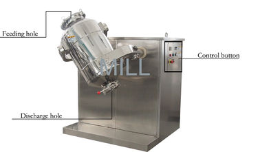 Multi Direction 3d Powder Mixer Stainless Steel 3d Herbs Powder Mixer Machine