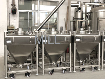Pharmaceutical Vacuum Conveyor For Powder Blender Stainless Steel Material