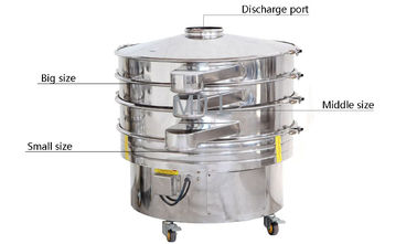 200 Mesh Flour Powder Sifting 2000kg/h Vibro Sieve Machine Stainless Steel