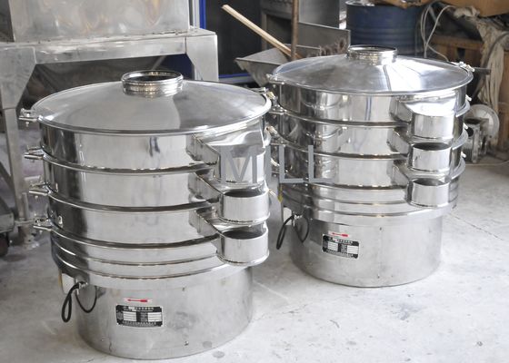 200 Mesh Flour Powder Sifting 2000kg/h Vibro Sieve Machine Stainless Steel