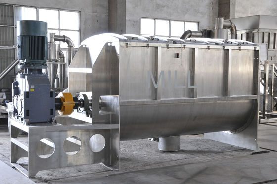 Stainless Steel Chemicals Powder 210L Horizontal Ribbon Mixer