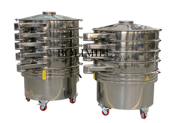 150kg/H Stainless Steel 0.55kw Flour Sifter Machine