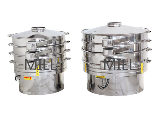 150kg/H Stainless Steel 0.55kw Flour Sifter Machine